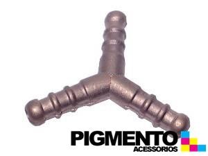 UNIAO EM ( Y ) P/ MANGUEIRA DE GAS BUTANO (10mm)