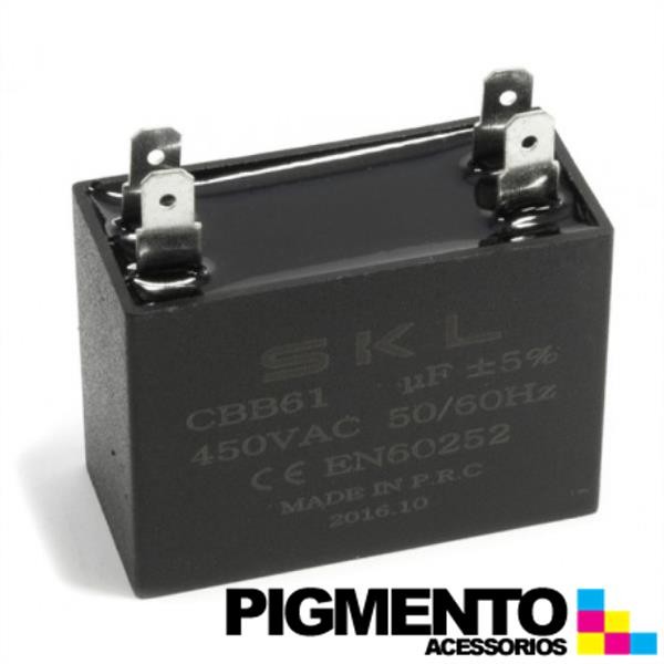 CONDENSADOR RECTANGULAR 1,2MF C/ 4 TERMINAIS