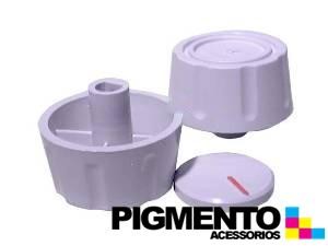 BOTAO P/ FOGAO FURO 8 mm INTERMEDIO ( BRANCO) UNIVERSAL