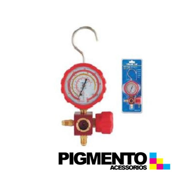 MANOMETRO 1 VALVULA ALTA PRESSAO R22-R134A-R407C-R410A