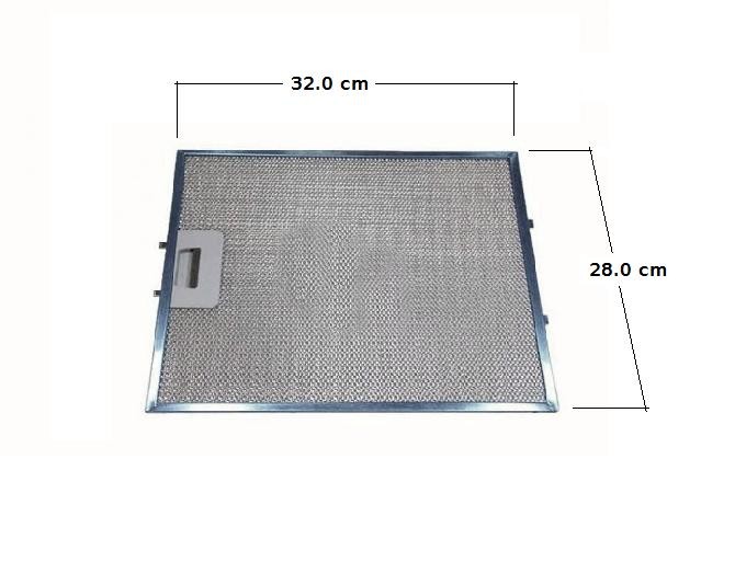 FILTRO METALICO EXAUSTOR TEKA 28X32 40417218