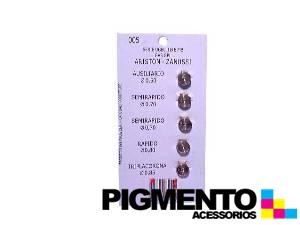 INJECTOR FOGAO M6 GAS BUT. UNIV./ARISTON/ZANUSSI(KIT 5 UNID.