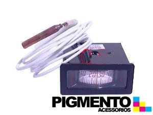 TERMOMETRO -40/ + 40/ RECTANGULAR C/ SONDA