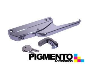 FECHO P/ FRIGORIFICO INDUSTRIAL 3 FUROS C/ CHAVE