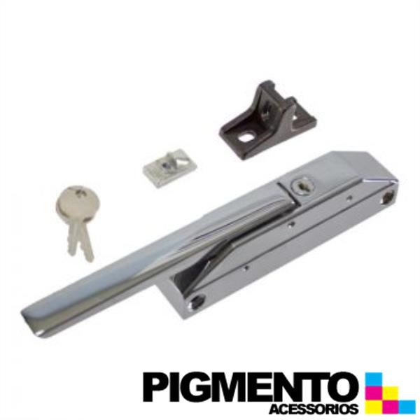 FECHO P/ FRIGORIFICO INDUSTRIAL 2 FUROS C/ CHAVE
