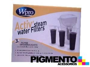 KIT 3 FILTROS JARRO DESMINERALIZADOR P/ FERRO A VAPOR