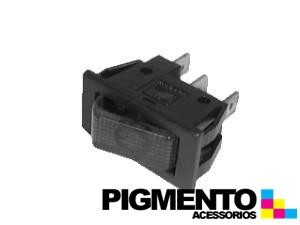 INTERRUPTOR LUMINOSO VERMELHO 30X12 3C