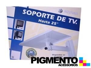 SUPORTE P/ TV "25" PRATEADO