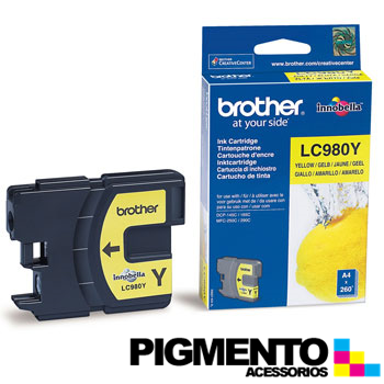 Tinteiro DCP145C (LC980Y) Amarelo COMPATIVEL