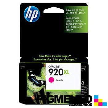 Tinteiro Officejet 6000/6500/7000 (CD973A) Num.920XL Magenta  COMPATÍVEL