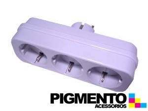 FICHA TRIPLA C/ TERRA C/ OBTURADORES ( CYLLUX 6377 )