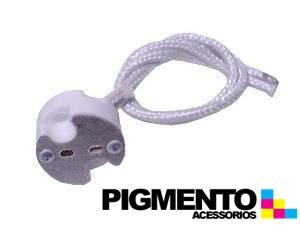SUPORTE LAMPADA HALOGENIO C/ FIO (GU 5.3- 12V.)