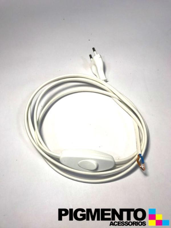 EXTENSÃO DE 24CM COM FICHA BRANCA