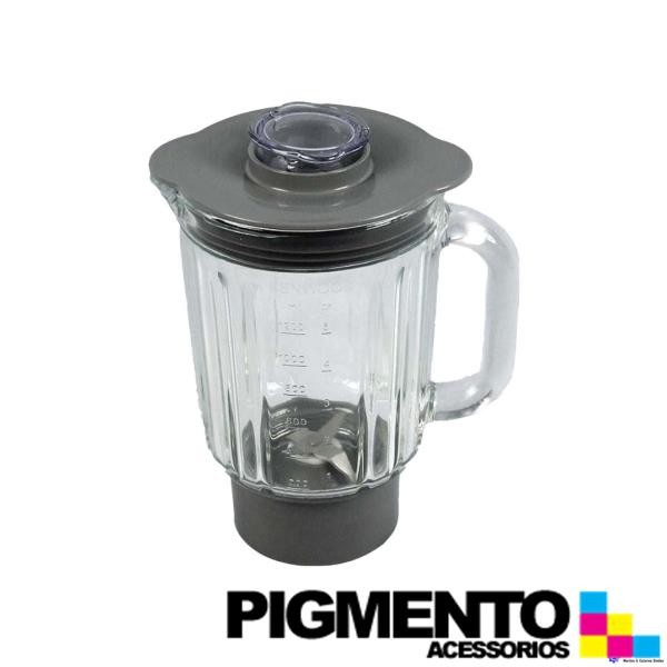 COPO MISTURADOR DE VIDRO + TAMPA, PRETA