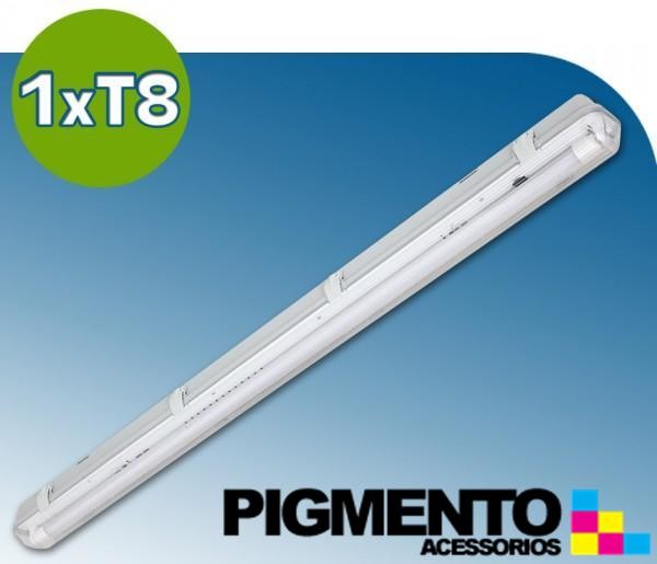 ARMADURA ESTANQUE P/ 1 LAMPADA DE LED (120cm.)