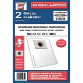 SACOS ASPIRADOR INDUSTRIAL 30 LT. UNIVERSAL (MICROFIBRA)