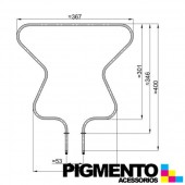RESISTENCIA FORNO AEG 1200W