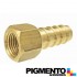 BICO RECTO FEMEA 1/2 P/ MANGUEIRA DE GAS NATURAL