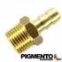 BICO RECTO MACHO 1/2 P/ MANGUEIRA DE GAS NATURAL