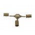 RACORD " T " P/ TUBO CAPILAR TERMO-PLASTICO 2mm.