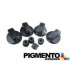 KIT 4 BOTOES P/ FOGAO UNIVERSAL (CINZA)
