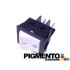 INTERRUPTOR SIMPLES 22X30 4C (TECLA BRANCA 0-I )