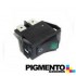 INTERRUPTOR C/ SINAL. VERDE ( 12,5x27,6mm - 4T.)