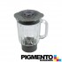 COPO MISTURADOR DE VIDRO + TAMPA, PRETA
